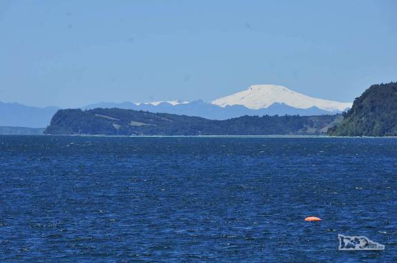 De Quemchi, na costa leste da ilha de Chiloé, é possível ver um dos vulcões do sul do Chile